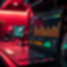 Innovative cryptocurrency platform interface showcasing features