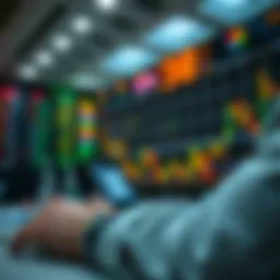 Visual representation of copy trading concept