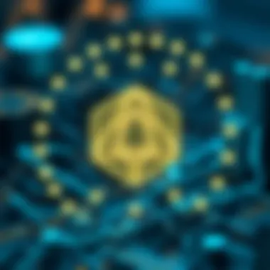Understanding the Blockchain Architecture of DAO Coin Visual representation of DAO coin's blockchain structure
