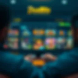 User interface of DuelBits platform showcasing various games