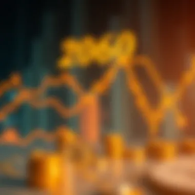 Economic background illustration related to price predictions