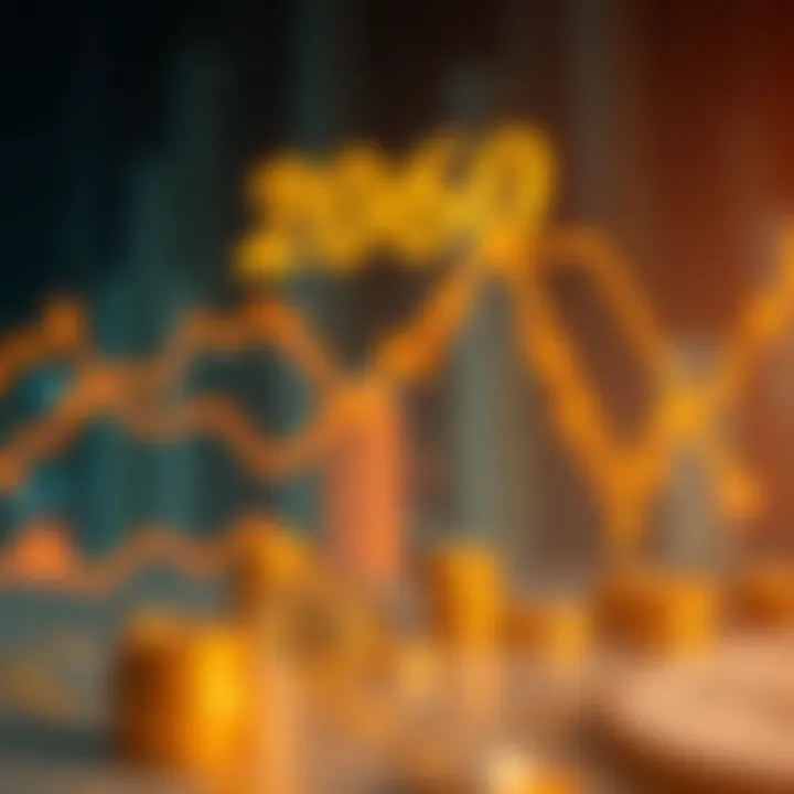 Economic background illustration related to price predictions