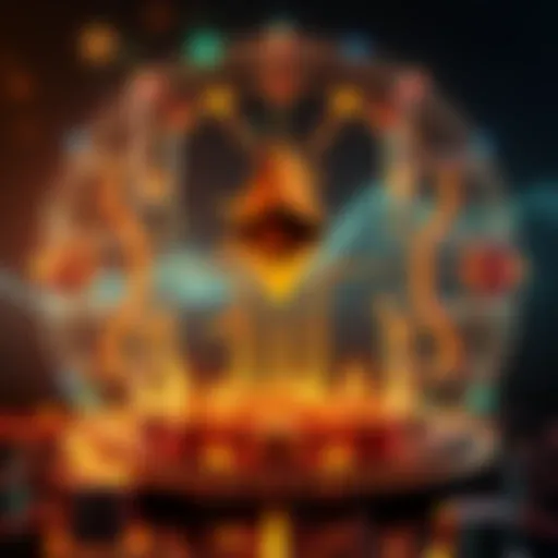 Visual representation of Ethereum smart contract architecture