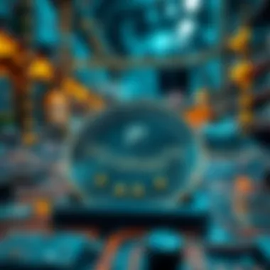 Technical Framework of P-Coin Technical infrastructure of P-Coin showcasing blockchain technology